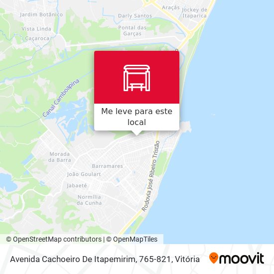 Avenida Cachoeiro De Itapemirim, 765-821 mapa