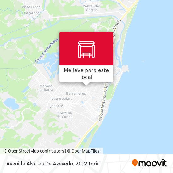 Avenida Álvares De Azevedo, 20 mapa