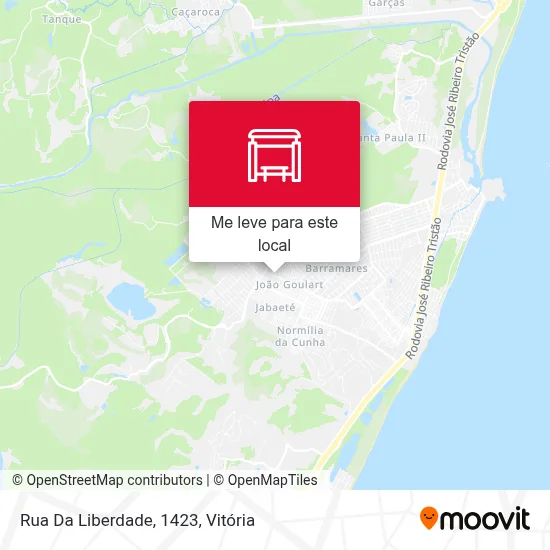 Rua Da Liberdade, 1423 mapa