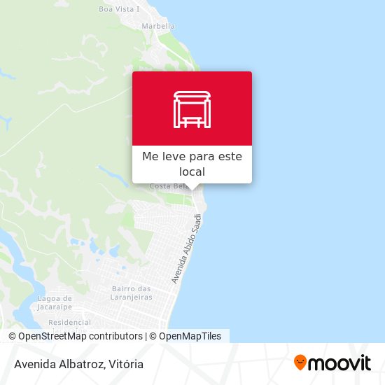Avenida Albatroz mapa