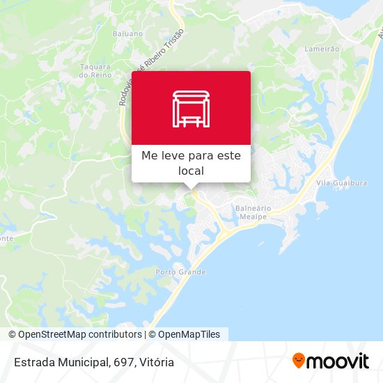 Estrada Municipal, 697 mapa