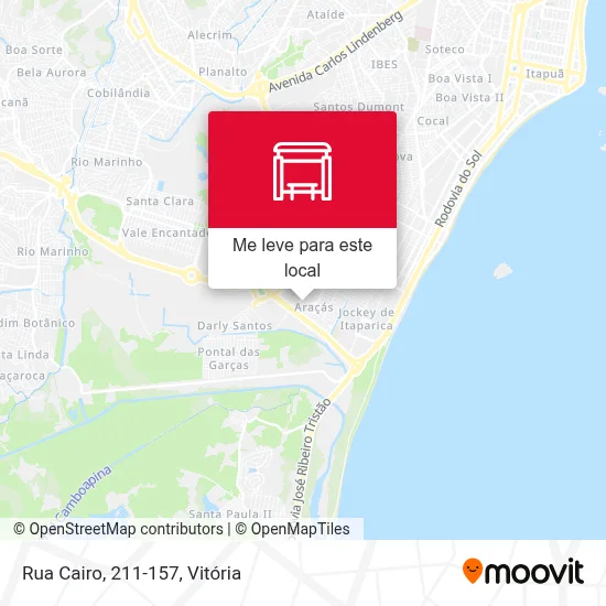 Rua Cairo, 211-157 mapa