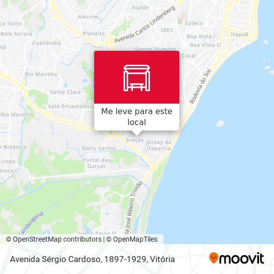Avenida Sérgio Cardoso, 1897-1929 mapa