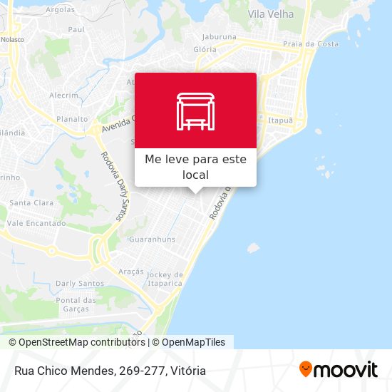 Rua Chico Mendes, 269-277 mapa