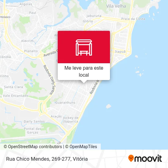 Rua Chico Mendes, 269-277 mapa