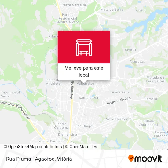 Rua Piuma | Agaofod mapa