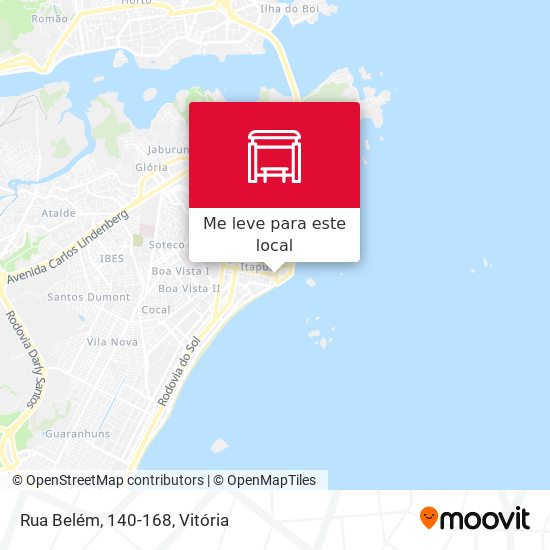 Rua Belém, 140-168 mapa