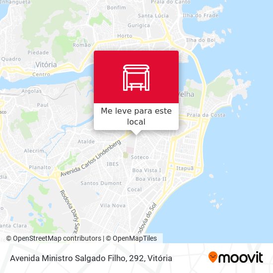 Avenida Ministro Salgado Filho, 292 mapa