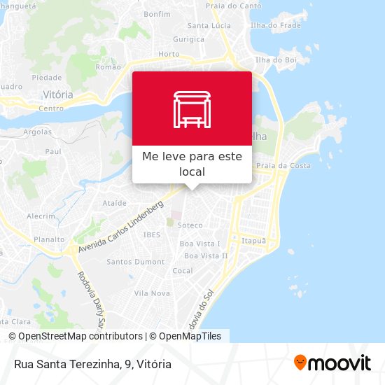 Rua Santa Terezinha, 9 mapa