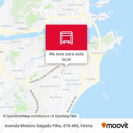 Avenida Ministro Salgado Filho, 478-486 mapa