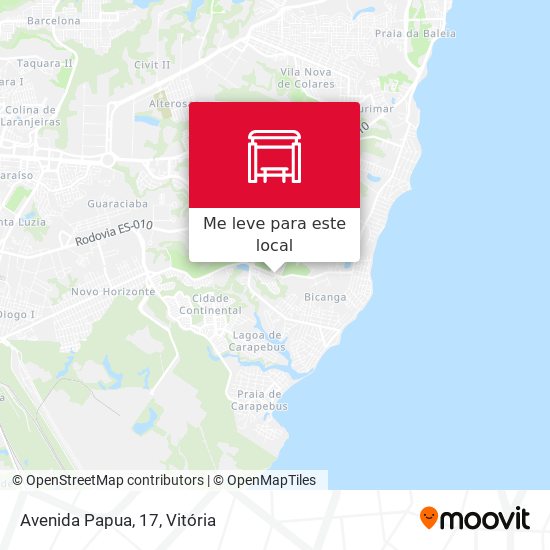 Avenida Papua, 17 mapa