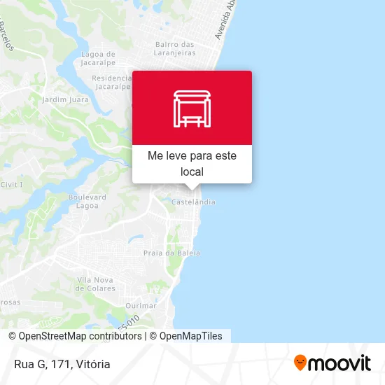 Rua G, 171 mapa
