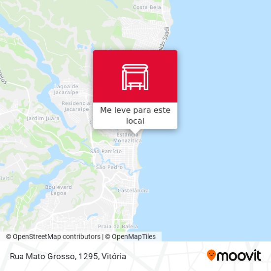 Rua Mato Grosso, 1295 mapa