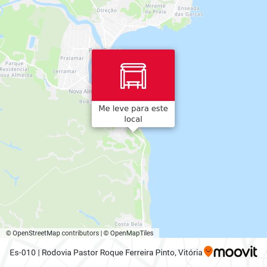 Es-010 | Rodovia Pastor Roque Ferreira Pinto mapa