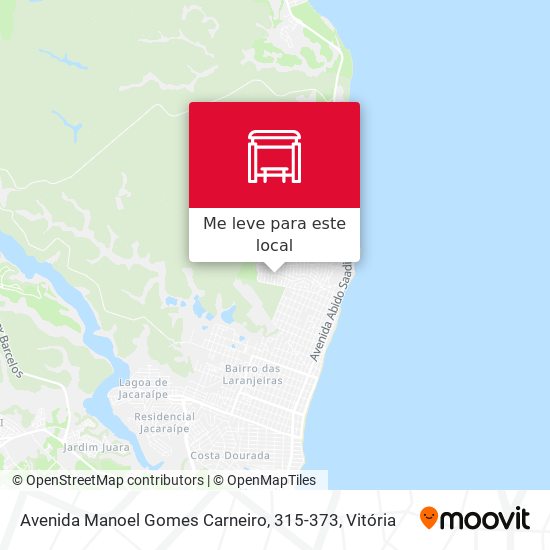 Avenida Manoel Gomes Carneiro, 315-373 mapa