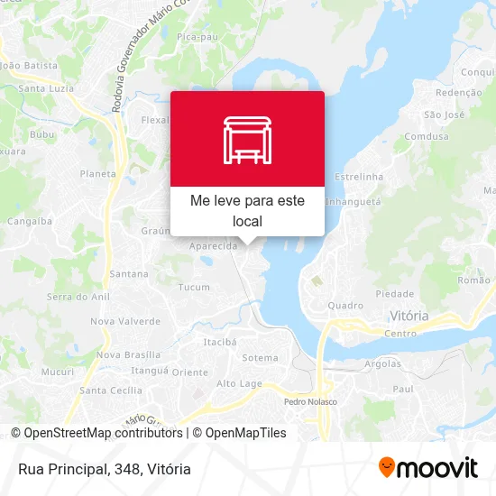 Rua Principal, 348 mapa