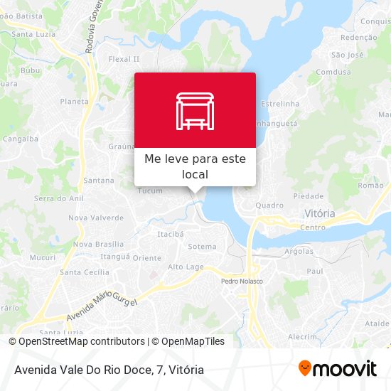 Avenida Vale Do Rio Doce, 7 mapa