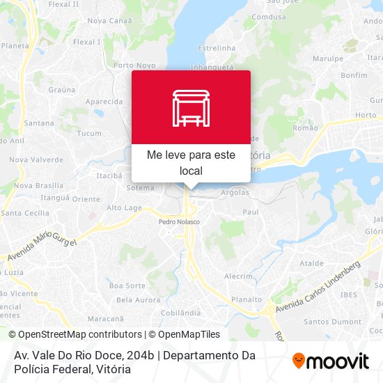 Av. Vale Do Rio Doce, 204b | Departamento Da Polícia Federal mapa
