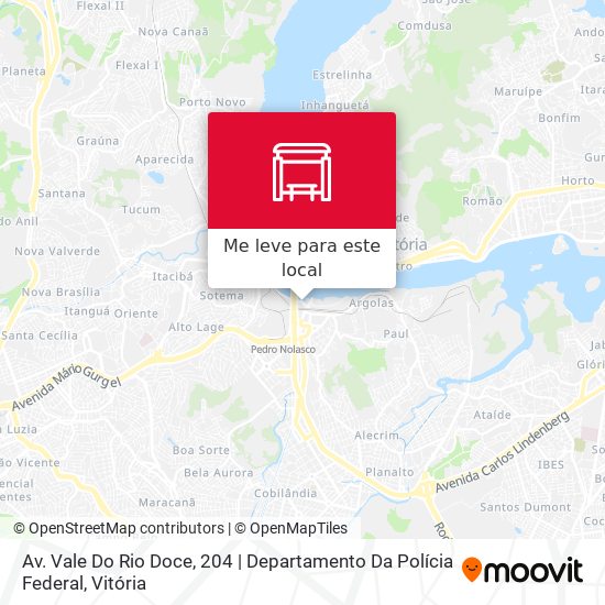 Av. Vale Do Rio Doce, 204 | Departamento Da Polícia Federal mapa