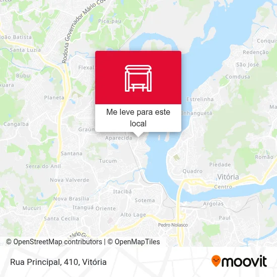 Rua Principal, 410 mapa