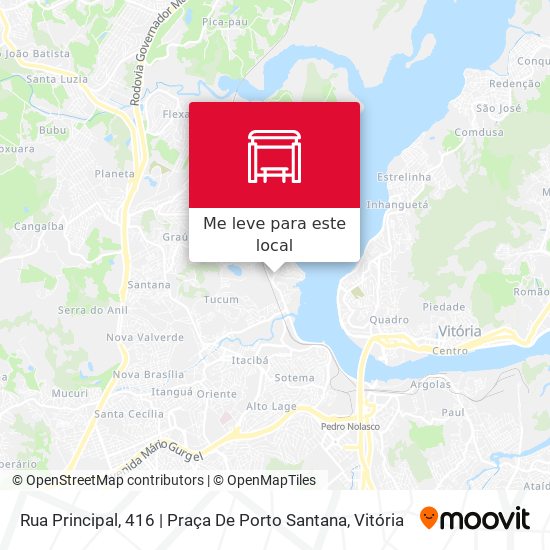 Rua Principal, 416 | Praça De Porto Santana mapa