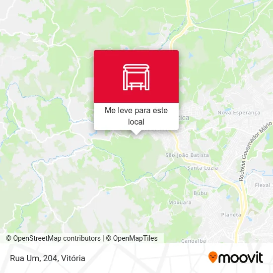 Rua Um, 204 mapa