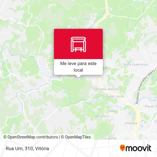 Rua Um, 310 mapa