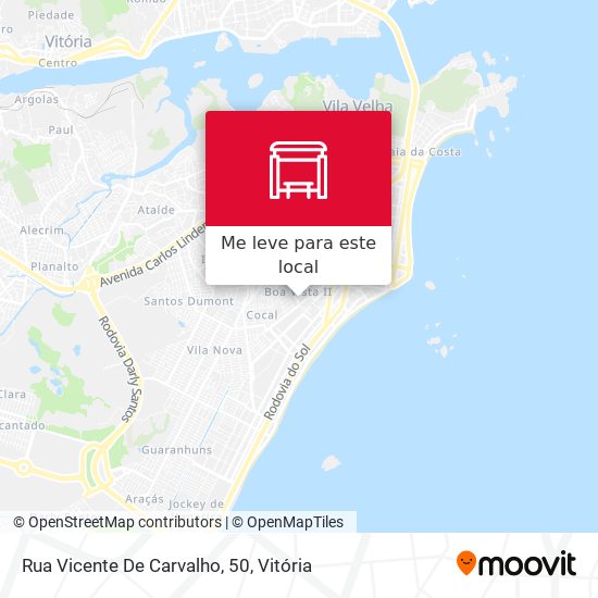 Rua Vicente De Carvalho, 50 mapa