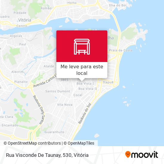 Rua Visconde De Taunay, 530 mapa