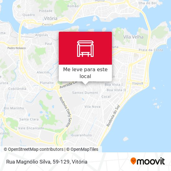 Rua Magnólio Silva, 59-129 mapa