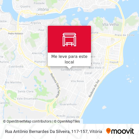 Rua Antônio Bernardes Da Silveira, 117-157 mapa
