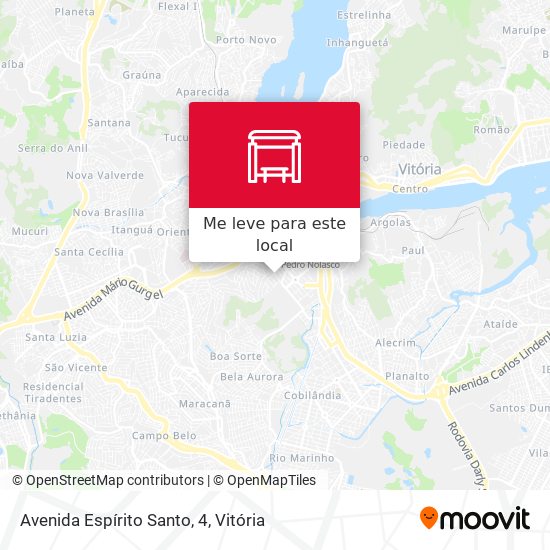Avenida Espírito Santo, 4 mapa