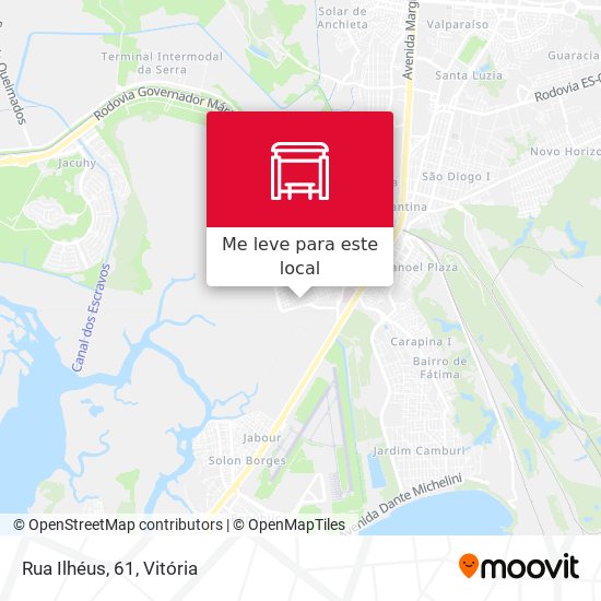 Rua Ilhéus, 61 mapa