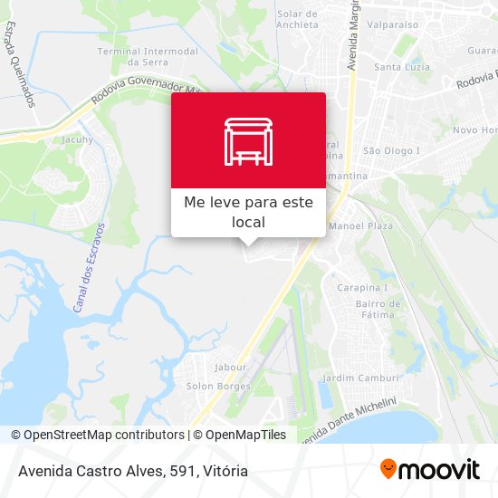 Avenida Castro Alves, 591 mapa