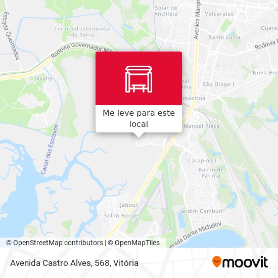 Avenida Castro Alves, 568 mapa