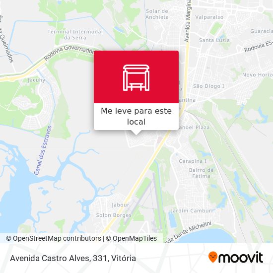 Avenida Castro Alves, 331 mapa