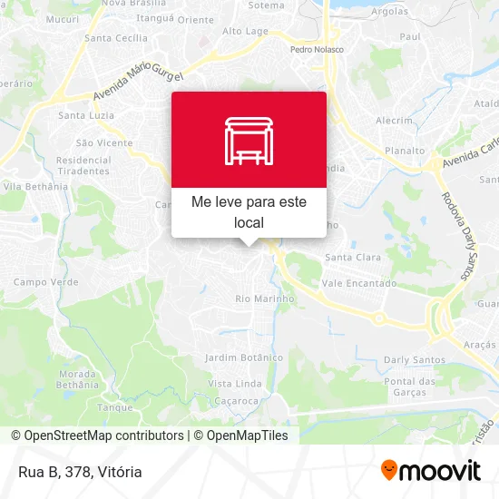 Rua B, 378 mapa