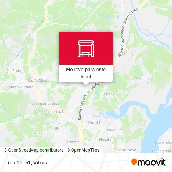 Rua 12, 51 mapa