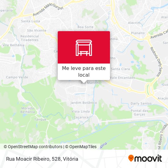 Rua Moacir Ribeiro, 528 mapa