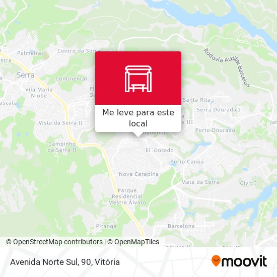 Avenida Norte Sul, 90 mapa
