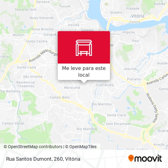 Rua Santos Dumont, 260 mapa