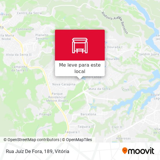 Rua Juíz De Fora, 189 mapa