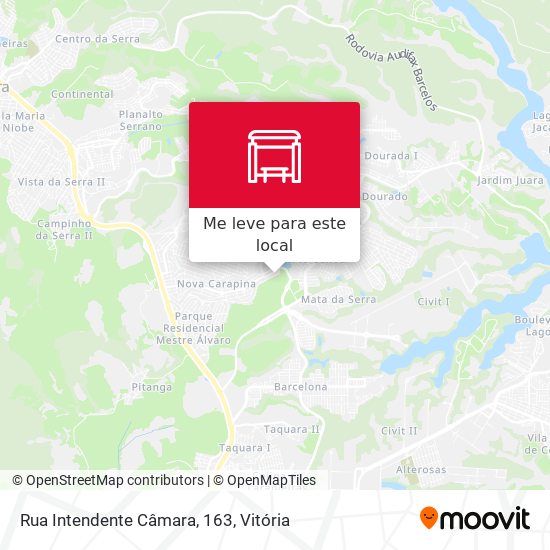 Rua Intendente Câmara, 163 mapa