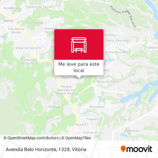 Avenida Belo Horizonte, 1328 mapa