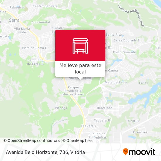 Avenida Belo Horizonte, 706 mapa