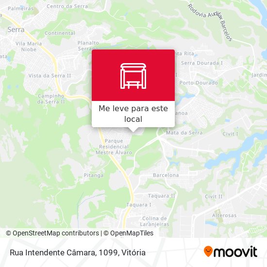 Rua Intendente Câmara, 1099 mapa