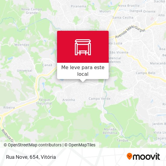 Rua Nove, 654 mapa