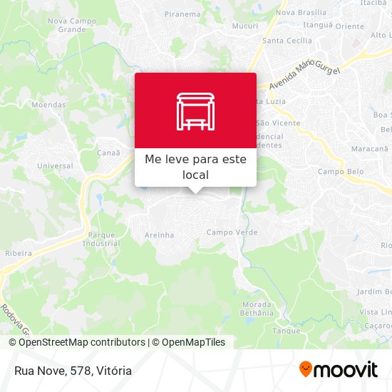 Rua Nove, 578 mapa