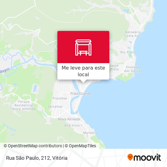 Rua São Paulo, 212 mapa