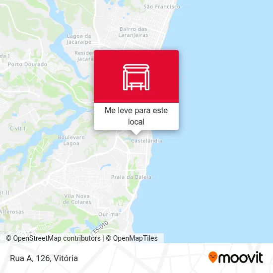 Rua A, 126 mapa